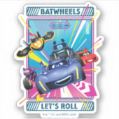 Batwheels™ – レッツ転がー シール (正面)