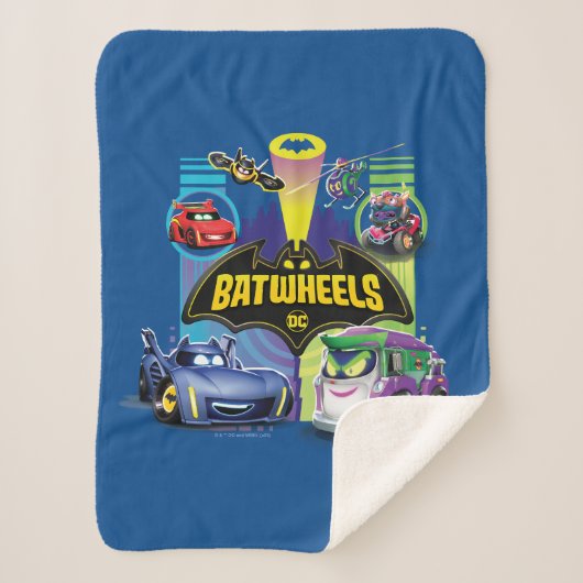 Batwheels™対ズームのレギオン シェルパブランケット (正面)