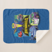 Batwheels™対ズームのレギオン シェルパブランケット (正面(横))