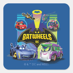 Batwheels™対ズームのレギオン スクエアシール