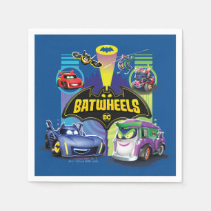 Batwheels™対ズームのレギオン スタンダードカクテルナプキン