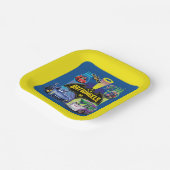 Batwheels™対ズームのレギオン ペーパープレート (傾斜あり)