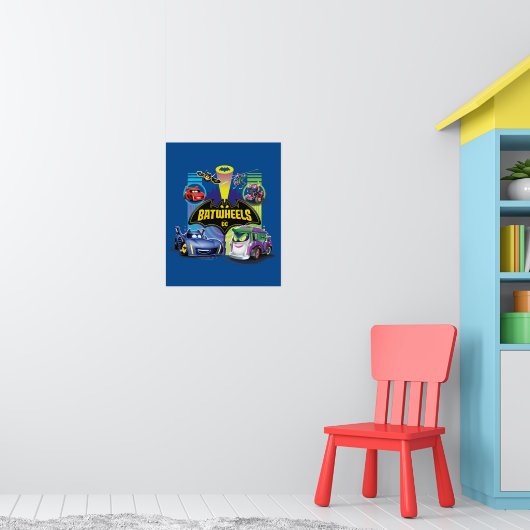 Batwheels™対ズームのレギオン ポスター (子ども部屋1)