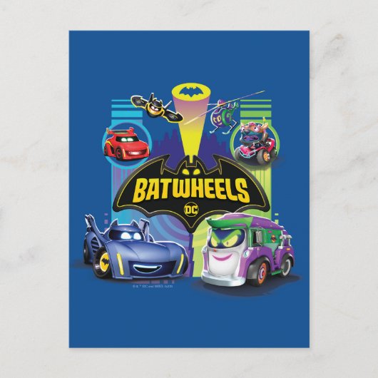 Batwheels™対ズームのレギオン ポストカード (正面)