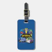 Batwheels™対ズームのレギオン ラゲッジタグ (正面縦)