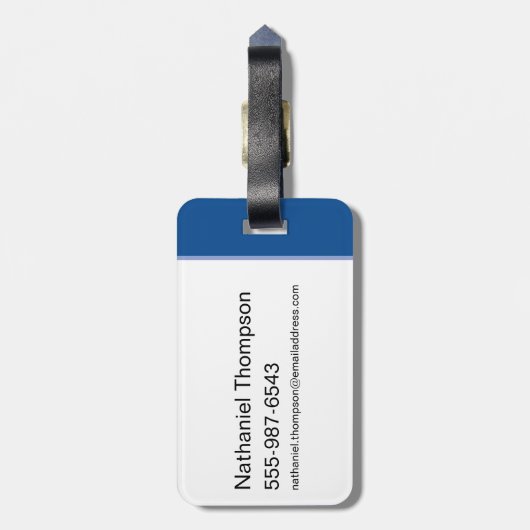 Batwheels™対ズームのレギオン ラゲッジタグ (裏面縦)