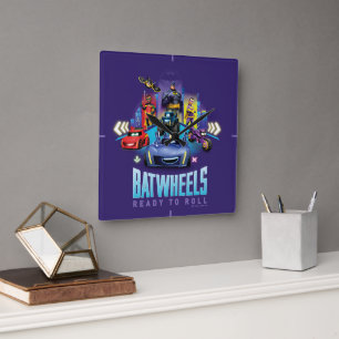 Batwheels™ – 準備完了転が スクエア壁時計