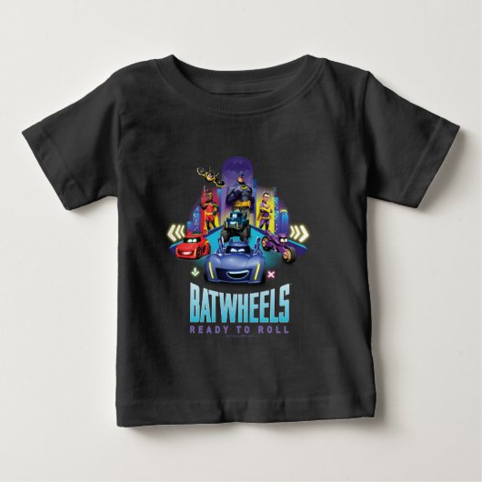 Batwheels™ – 準備完了転が ベビーTシャツ (正面)