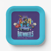 Batwheels™ – 準備完了転が ペーパープレート (正面)