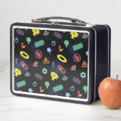 Batwheels™車両のアイコンパターン メタルランチボックス (インサイチュ)