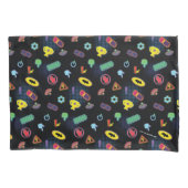 Batwheels™車両のアイコンパターン 枕カバー (正面)