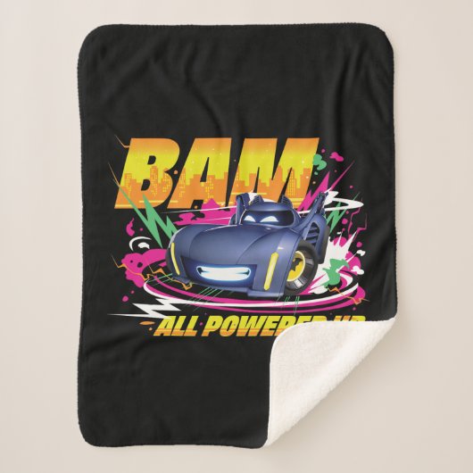 Batwheels™ Bam – 全電源オン シェルパブランケット (正面)