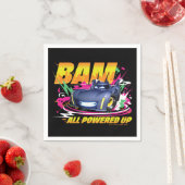Batwheels™ Bam – 全電源オン スタンダードカクテルナプキン (インサイチュ)