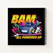 Batwheels™ Bam – 全電源オン ノートブック (裏面)