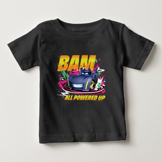 Batwheels™ Bam – 全電源オン ベビーTシャツ (正面)
