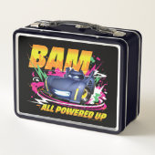 Batwheels™ Bam – 全電源オン メタルランチボックス (裏面)