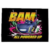 Batwheels™ Bam – 全電源オン ラージペーパーバッグ (裏面)