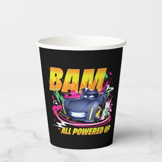 Batwheels™ Bam – 全電源オン 紙コップ (裏面)