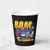 Batwheels™ Bam – 全電源オン 紙コップ (正面)