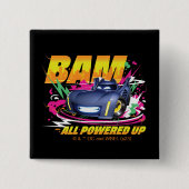 Batwheels™ Bam – 全電源オン 缶バッジ (正面)