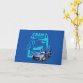 Batwheels™ Bam - The Batmobile カード (黄色い花)