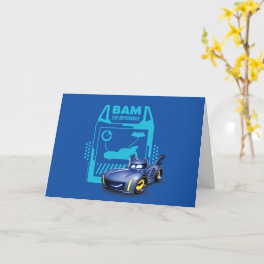 Batwheels™ Bam - The Batmobile カード (黄色い花)