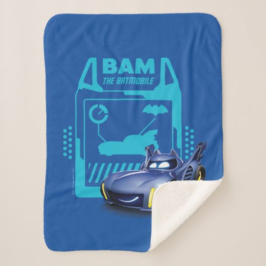 Batwheels™ Bam - The Batmobile シェルパブランケット (正面)
