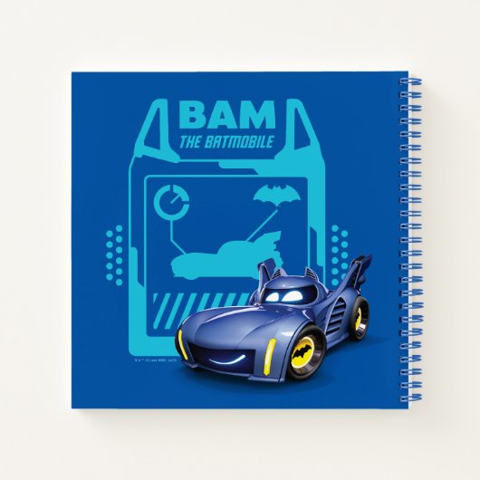Batwheels™ Bam - The Batmobile ノートブック (裏面)