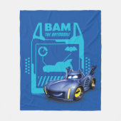 Batwheels™ Bam - The Batmobile フリースブランケット (正面)