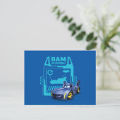 Batwheels™ Bam - The Batmobile ポストカード (スタンド正面)
