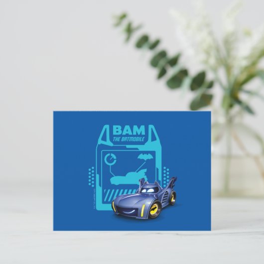 Batwheels™ Bam - The Batmobile ポストカード (スタンド正面)