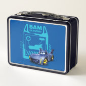 Batwheels™ Bam - The Batmobile メタルランチボックス (裏面)