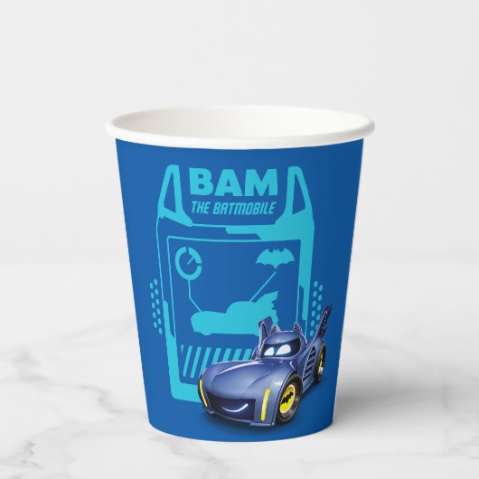 Batwheels™ Bam - The Batmobile 紙コップ (裏面)