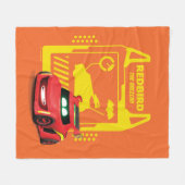 Batwheels™ Redbird – レーサー フリースブランケット (正面(横))