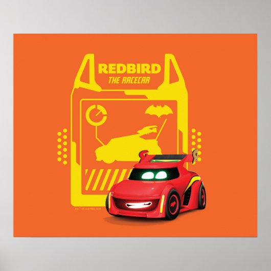 Batwheels™ Redbird – レーサー ポスター (正面)