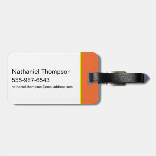 Batwheels™ Redbird – レーサー ラゲッジタグ (裏面横)