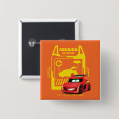 Batwheels™ Redbird – レーサー 缶バッジ (正面&裏面)