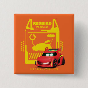 Batwheels™ Redbird – レーサー 缶バッジ