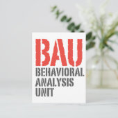 BAU行動分析単位 ポストカード (スタンド正面)