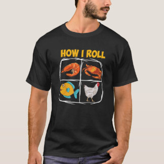 Bau Cua Tom Cua Iアジアおもしろいベトナム料理サイコロ Tシャツ
