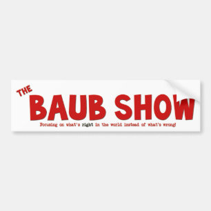 Baubショーのバンパーステッカー バンパーステッカー