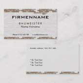 bauhandwerker 名刺 (正面/裏面)