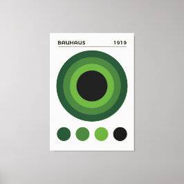 Bauhaus 1919 Concentric Circles Art, home decor  キャンバスプリント