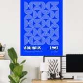Bauhaus 1923 Abstract Exhibition Poster ポスター (ホームオフィス)