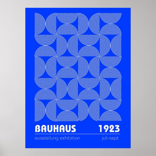 Bauhaus 1923 Abstract Exhibition Poster ポスター (正面)