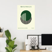Bauhaus 1923 Geometric Wall Art, Interior design ポスター (ホームオフィス)