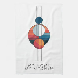 Bauhaus Art in five lines and spheres キッチンタオル