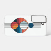 Bauhaus Art in five lines and spheres Samsung Galaxyケース (裏面横)