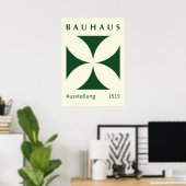 Bauhaus Ausstellung 1919 Geometric, home decor ポスター (ホームオフィス)