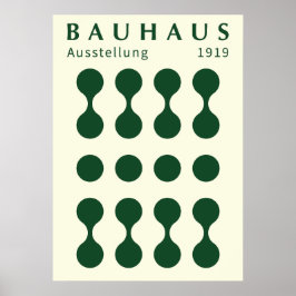 Bauhaus Ausstellung 1919 Shape Print, home decor  ポスター